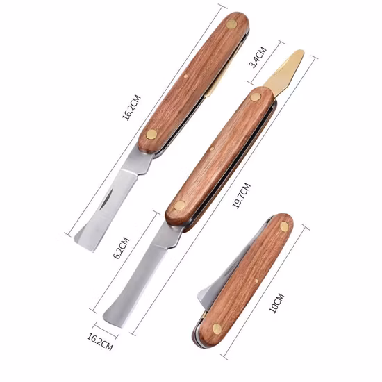 折りたたみ式接ぎ木カッターハンドヘルド樹皮スクレーパー樹皮皮むき器樹木植物ツール Wyz20737